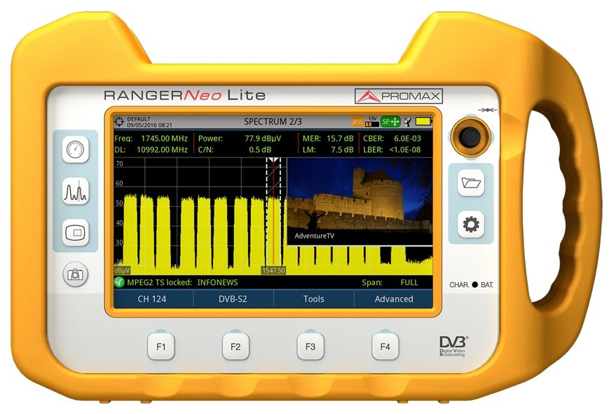  自動化測試系統(tǒng)集成PROMAX場強儀,電視信號分析儀RANGER NEO Lite